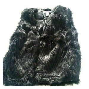 Faux fur vest